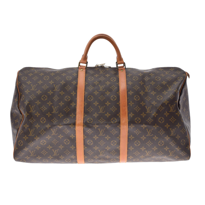 LOUIS VUITTON ルイヴィトン モノグラム キーポル 60 ブラウン M41422 ユニセックス モノグラムキャンバス ボストンバッグ Bランク 中古 銀蔵