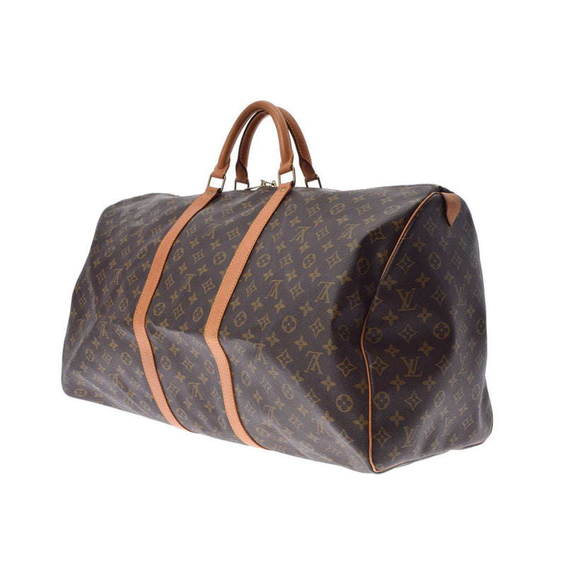 LOUIS VUITTON ルイヴィトン モノグラム キーポル 60 ブラウン M41422 ユニセックス モノグラムキャンバス ボストンバッグ Bランク 中古 銀蔵