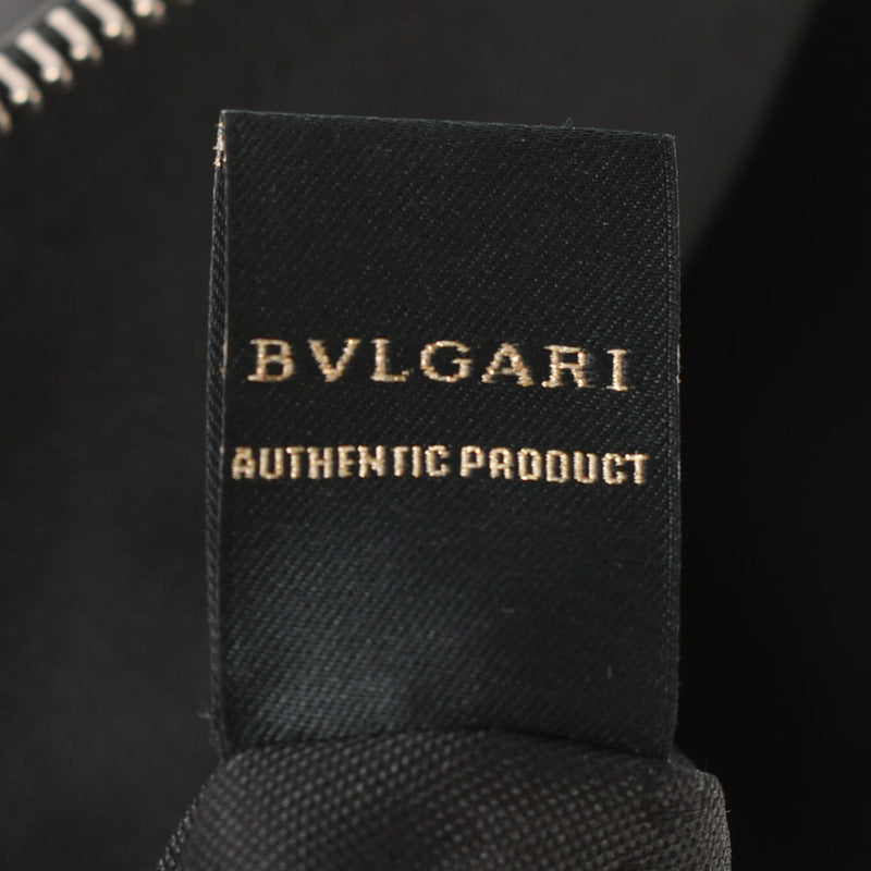 BVLGARI ブルガリ レザー型押し 黒 レディース レザー ショルダーバッグ Bランク 中古 銀蔵