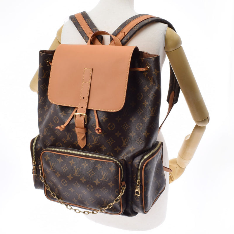 Louis Vuitton Trio Backpack Bag Virgil M44658 Chain Monogram Purse Auth LV  Jp