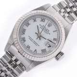 ROLEX ロレックス デイトジャスト 79174 レディース WS/SS 腕時計 自動巻き ホワイトローマ文字盤 Aランク 中古 銀蔵