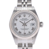 ROLEX ロレックス デイトジャスト 79174 レディース WS/SS 腕時計 自動巻き ホワイトローマ文字盤 Aランク 中古 銀蔵