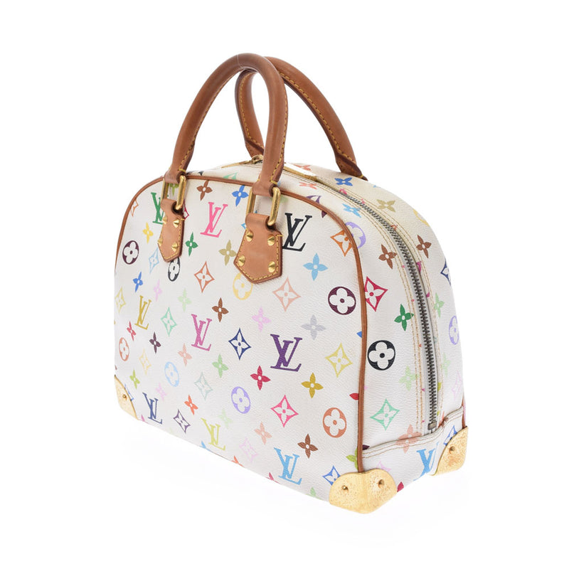 LOUIS VUITTON ルイヴィトン マルチカラー トゥルーヴィル 白 M92663 レディース モノグラムマルチカラー ハンドバッグ Bランク 中古 銀蔵