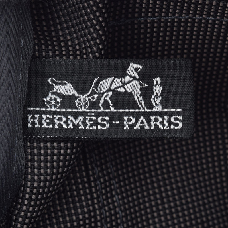 HERMES エルメス エールライン MM 旧型 グレー ユニセックス キャンバス トートバッグ Bランク 中古 銀蔵