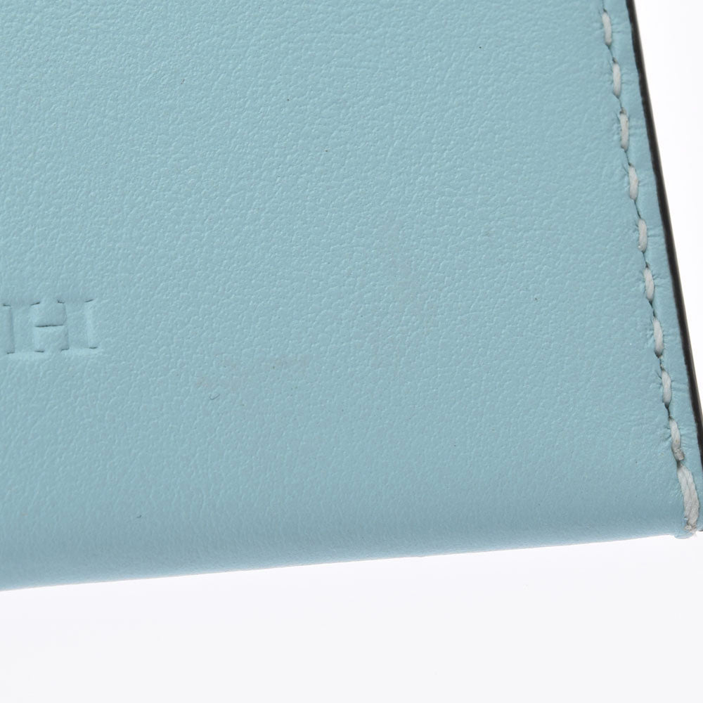 コーチカードケース 水色 ユニセックス カーフ パスケース COACH 中古 