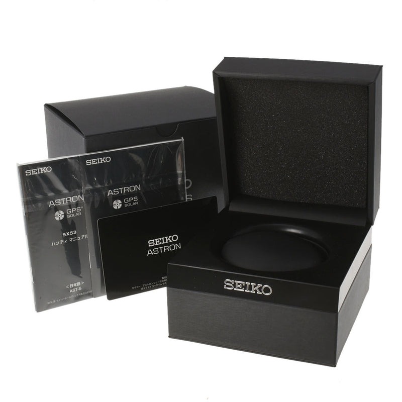 SEIKO セイコー アストロン NEXTER ソーラーGPS SBXC109 メンズ チタン 腕時計 ネイビー文字盤 Aランク 中古 銀蔵