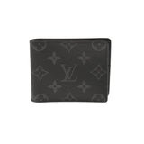 LOUIS VUITTON ルイヴィトン モノグラム エクリプス ポルトフォイユパンス 黒/グレー M62480 メンズ モノグラムエクリプス 二つ折り財布 ABランク 中古 銀蔵