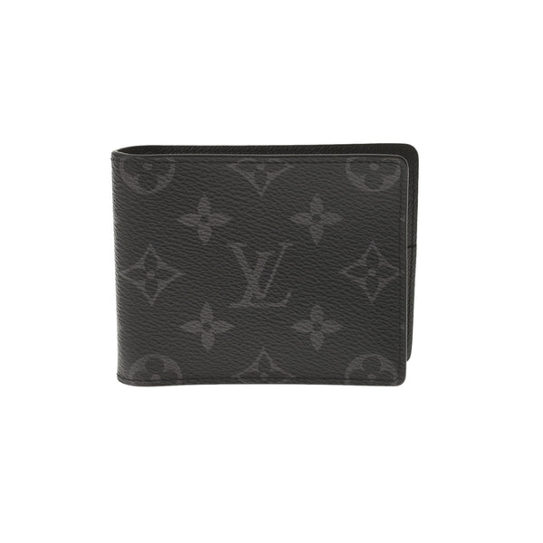 LOUIS VUITTON ルイヴィトン モノグラム エクリプス ポルトフォイユパンス 黒/グレー M62480 メンズ モノグラムエクリプス 二つ折り財布 ABランク 中古 銀蔵