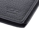 TUMI トゥミ 二つ折り札入れ 黒 メンズ レザー 札入れ Aランク 中古 銀蔵