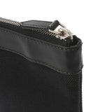 BALENCIAGA バレンシアガ ネイビークリップM 黒 373834 ユニセックス キャンバス クラッチバッグ Bランク 中古 銀蔵