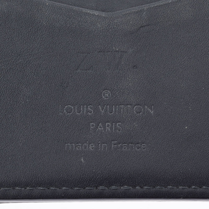 LOUIS VUITTON ルイヴィトン ダミエ コバルト オーガナイザードゥポッシュ ネイビー/黒 N63210 メンズ ダミエグラフィットキャンバス カードケース Bランク 中古 銀蔵