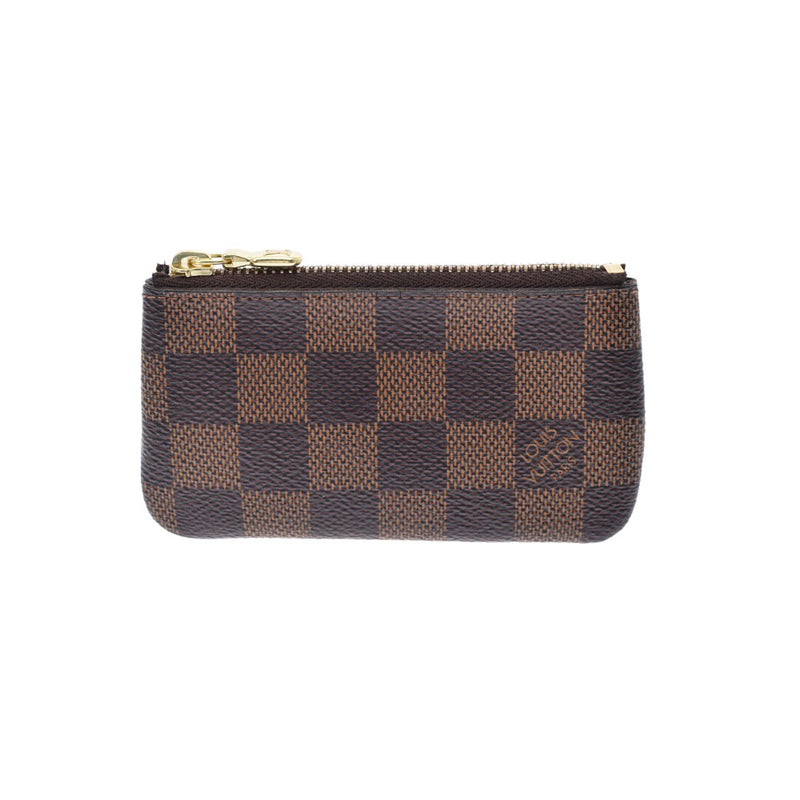 LOUIS VUITTON ルイヴィトン ダミエ ポシェットクレ  ブラウン N62658 ユニセックス ダミエキャンバス コインケース Bランク 中古 銀蔵