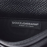 Dolce Gabbana ドルチェ&ガッバーナ カードケース 黒/灰 ユニセックス レザー カードケース Aランク 中古 銀蔵