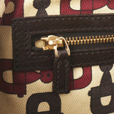 GUCCI グッチ ミニトート  ベージュ/茶 ゴールド金具 139261 レディース GGキャンバス レザー ハンドバッグ ABランク 中古 銀蔵