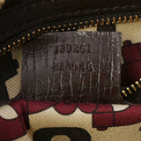 GUCCI グッチ ミニトート  ベージュ/茶 ゴールド金具 139261 レディース GGキャンバス レザー ハンドバッグ ABランク 中古 銀蔵