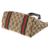 GUCCI グッチ ミニトート  ベージュ/茶 ゴールド金具 139261 レディース GGキャンバス レザー ハンドバッグ ABランク 中古 銀蔵