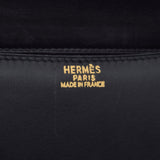HERMES エルメス コンスタンス 23 黒 ゴールド金具 □D刻印(2000年頃) レディース ボックスカーフ  ショルダーバッグ Bランク 中古 銀蔵