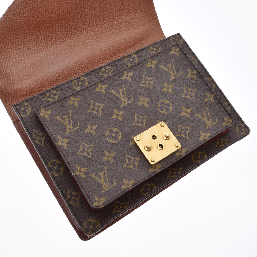 ルイヴィトンモンソー 2WAYバッグ 14145 ブラウン ユニセックス モノグラムキャンバス ビジネスバッグ M51185 LOUIS VUITTON  中古 – 銀蔵オンライン