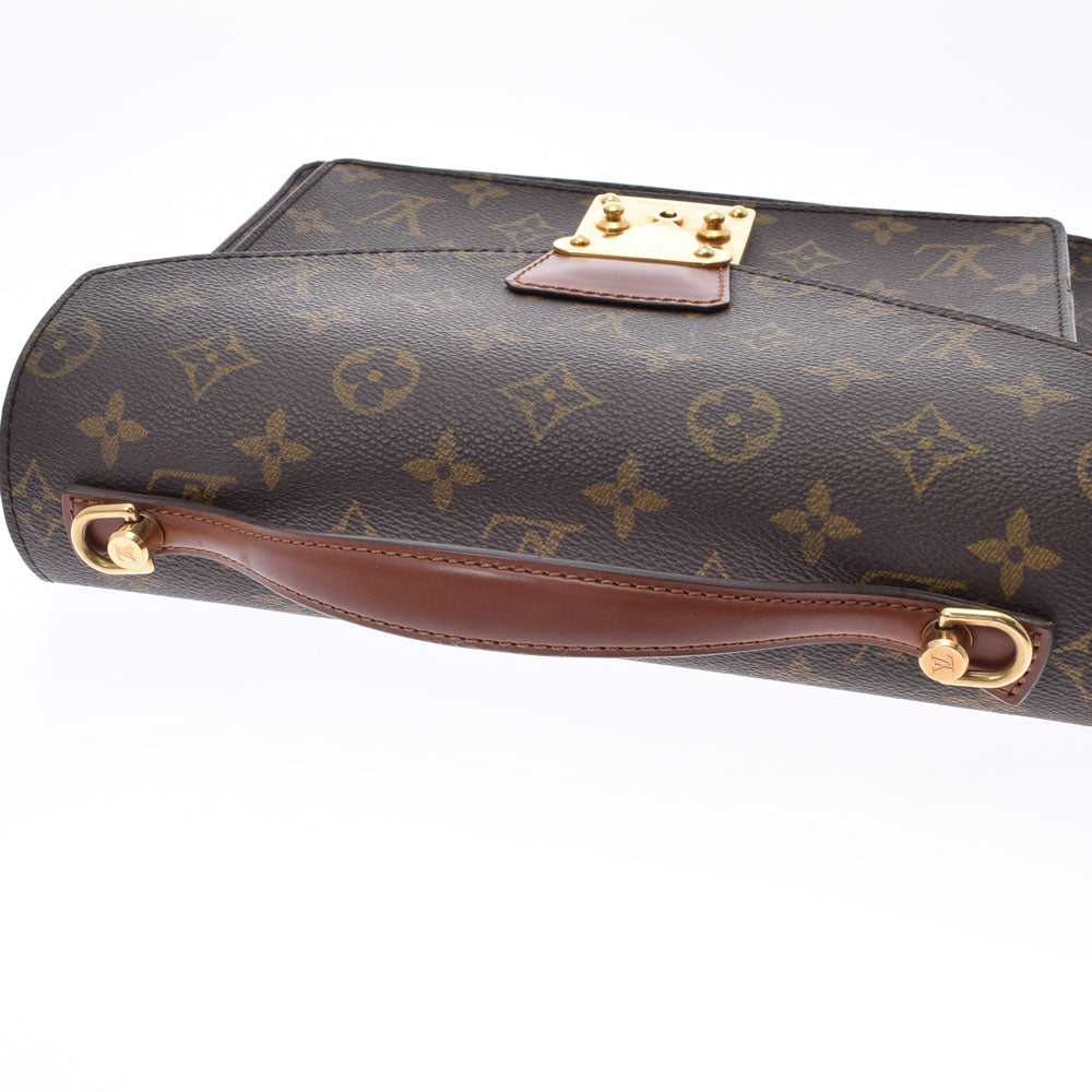 ルイヴィトンモンソー 2WAYバッグ 14145 ブラウン ユニセックス モノグラムキャンバス ビジネスバッグ M51185 LOUIS VUITTON  中古 – 銀蔵オンライン