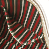 GUCCI グッチ アクセサリーポーチ ハンドバッグ ベージュ/シルバー 130939 レディース GGキャンバス レザー セミショルダーバッグ ABランク 中古 銀蔵