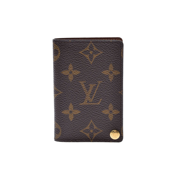 LOUIS VUITTON ルイヴィトン モノグラム ポルトカルト クレディ ブラウン M60937 ユニセックス モノグラムキャンバス カードケース Bランク 中古 銀蔵