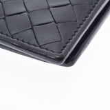 BOTTEGAVENETA ボッテガヴェネタ イントレチャート 二ツ折 黒 113993V46511000 メンズ レザー 札入れ Bランク 中古 銀蔵