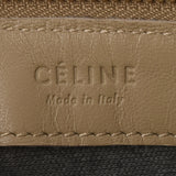 CELINE セリーヌ トリオ ベージュ GP金具 ユニセックス ラムスキン ショルダーバッグ Aランク 中古 銀蔵