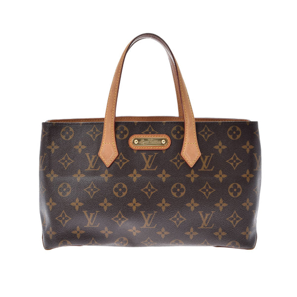 LOUIS VUITTON ルイヴィトン モノグラム ウィルシャー PM ブラウン M40595 レディース モノグラムキャンバス ハンドバッグ Bランク 中古 銀蔵