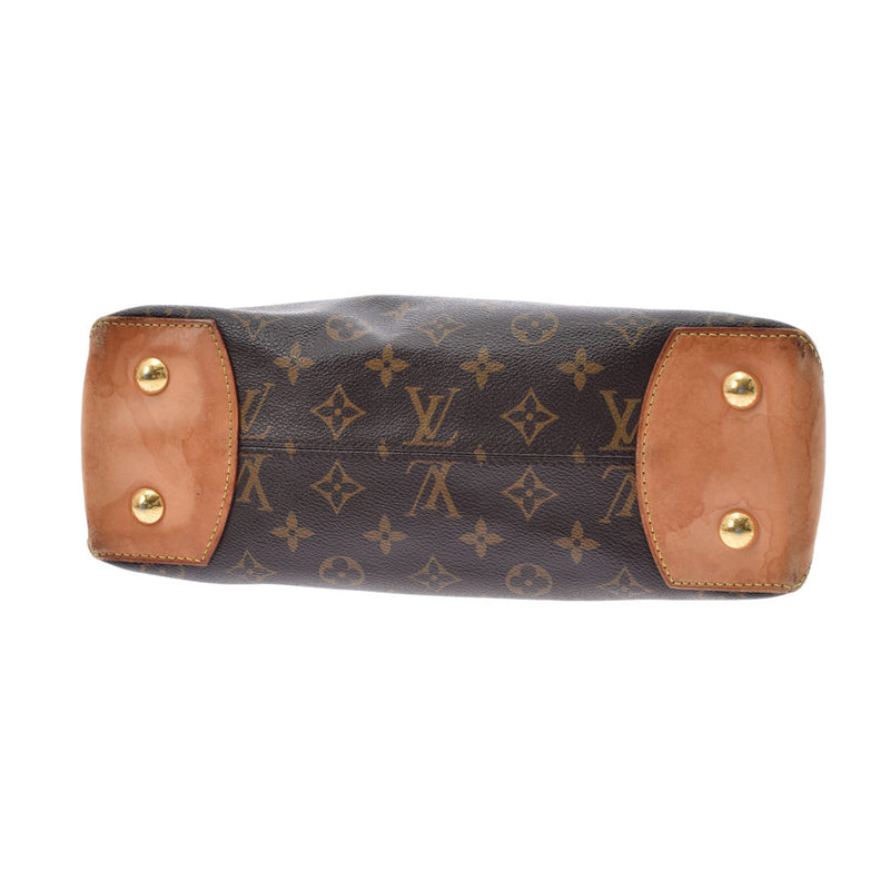 LOUIS VUITTON ルイヴィトン モノグラム ウィルシャー PM ブラウン M40595 レディース モノグラムキャンバス ハンドバッグ Bランク 中古 銀蔵