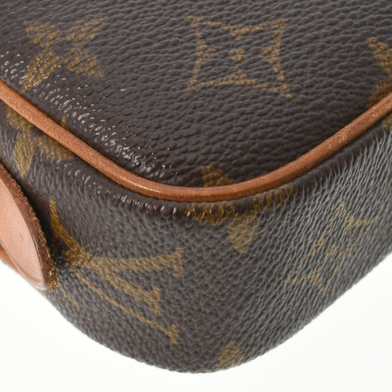 LOUIS VUITTON ルイヴィトン モノグラム マルリーバンドリエール ブラウン M51828 ユニセックス モノグラムキャンバス ショルダーバッグ Bランク 中古 銀蔵