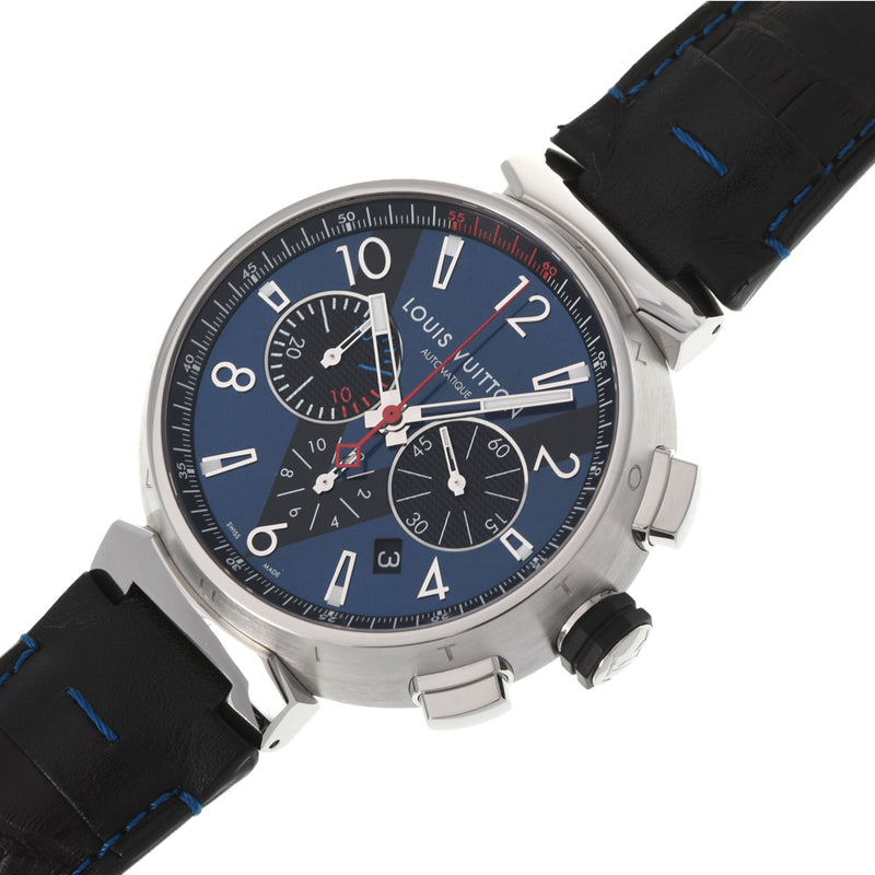 ルイヴィトンタンブールクロノ メンズ 腕時計 Q102V LOUIS VUITTON 