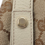 GUCCI グッチ ベージュ/アイボリー 130736 レディース GGキャンバス レザー ハンドバッグ Aランク 中古 銀蔵