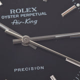 ROLEX ロレックス エアキング 14000M ボーイズ SS 腕時計 自動巻き ブラック文字盤 Aランク 中古 銀蔵