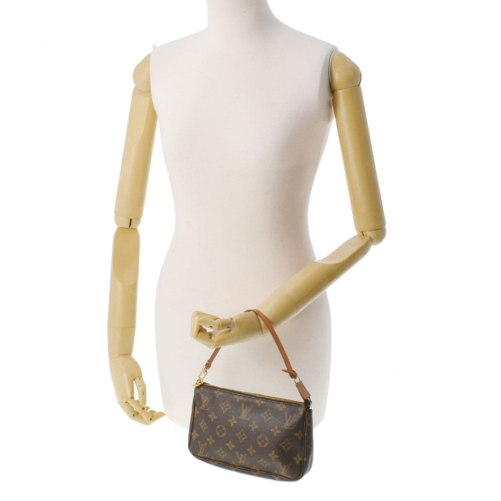 ルイヴィトン M51980 ポーチ ブラウン  LOUIS VUITTON ポシェットアクセソワール モノグラム ルイヴィトンポシェット アクセソワール USA製 14145 ブラウン