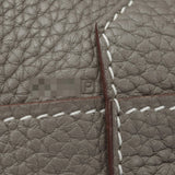 HERMES エルメス ドゥブルセンストート 45 リバーシブル エタン/ブルーオラージュ □P刻印(2012年頃) ユニセックス トリヨンクレマンス トートバッグ ABランク 中古 銀蔵