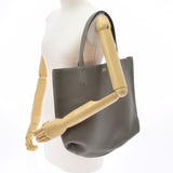 HERMES エルメス ドゥブルセンストート 45 リバーシブル エタン/ブルーオラージュ □P刻印(2012年頃) ユニセックス トリヨンクレマンス トートバッグ ABランク 中古 銀蔵