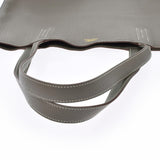 HERMES エルメス ドゥブルセンストート 45 リバーシブル エタン/ブルーオラージュ □P刻印(2012年頃) ユニセックス トリヨンクレマンス トートバッグ ABランク 中古 銀蔵