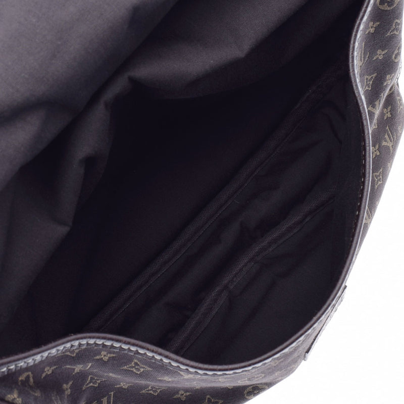 LOUIS VUITTON ルイヴィトン モノグラムミニ ラン ソミュール30 エベヌ M95227 レディース モノグラムミニキャンバス ショルダーバッグ Bランク 中古 銀蔵