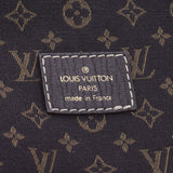 LOUIS VUITTON ルイヴィトン モノグラムミニ ラン ソミュール30 エベヌ M95227 レディース モノグラムミニキャンバス ショルダーバッグ Bランク 中古 銀蔵