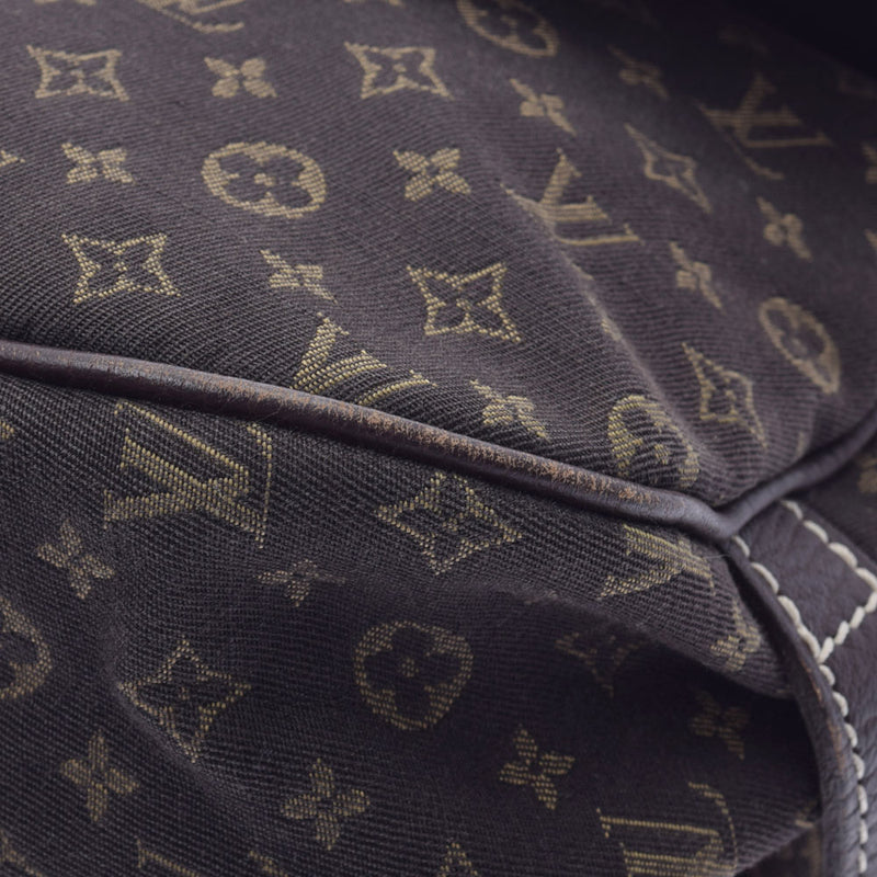 LOUIS VUITTON ルイヴィトン モノグラムミニ ラン ソミュール30 エベヌ M95227 レディース モノグラムミニキャンバス ショルダーバッグ Bランク 中古 銀蔵