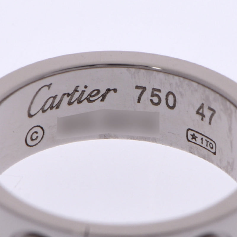 幅1mm【極美品　鑑定書付】CARTIER　ラブリング　指輪　ゴールド　750　7号