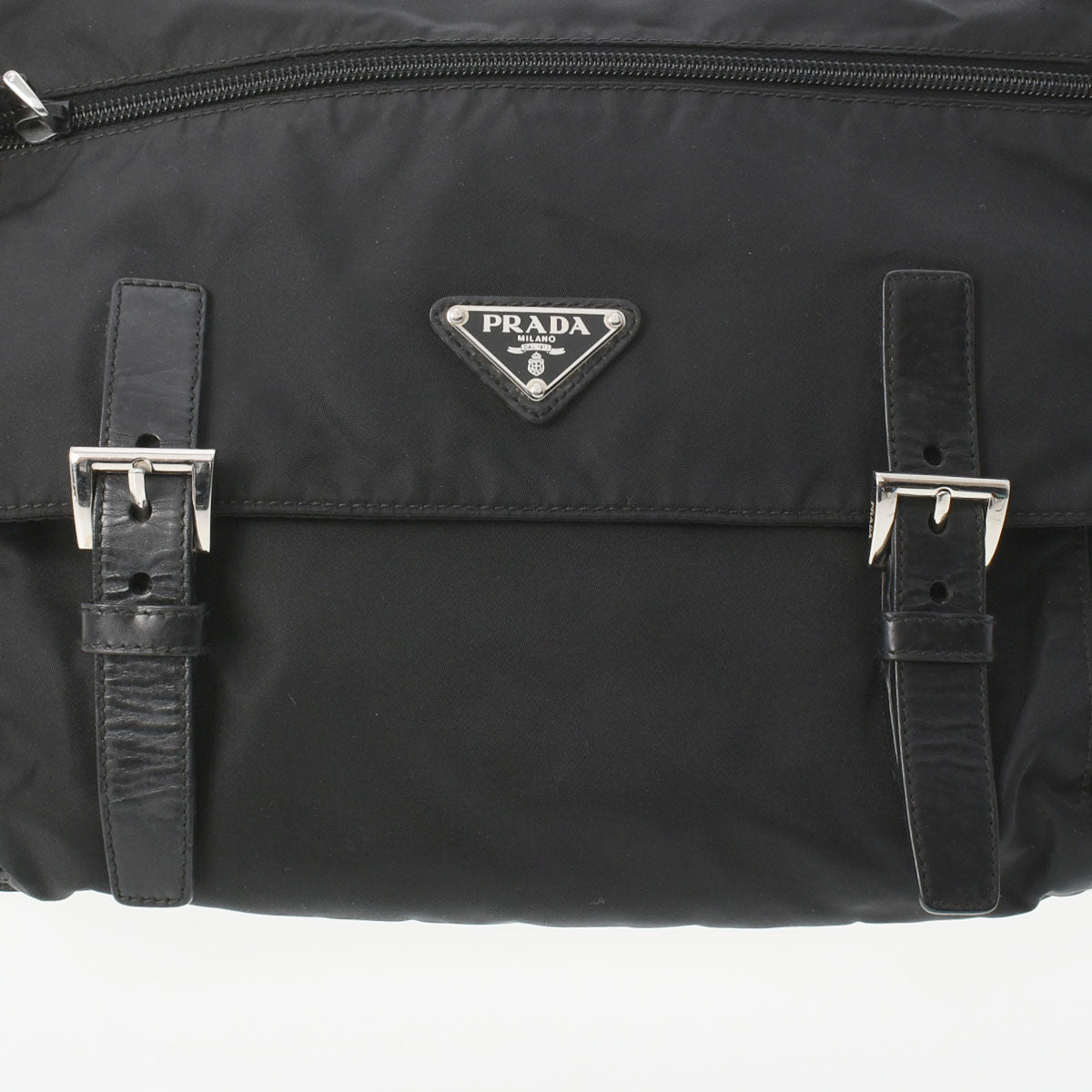 PRADA プラダ ショルダーバッグ ナイロン エナメルレザー