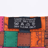 HERMES エルメス ツイリー ボルデュックリボン 赤系 レディース シルク100％ スカーフ ABランク 中古 銀蔵
