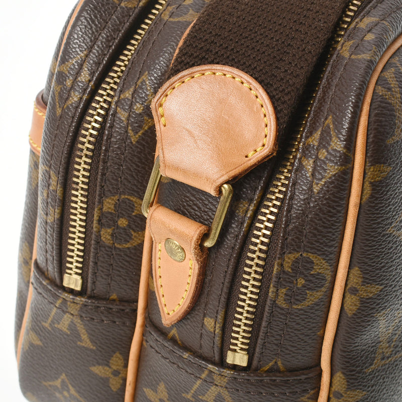 LOUIS VUITTON ルイヴィトン モノグラム リポーター PM ブラウン M45254 ユニセックス モノグラムキャンバス ショルダーバッグ Bランク 中古 銀蔵