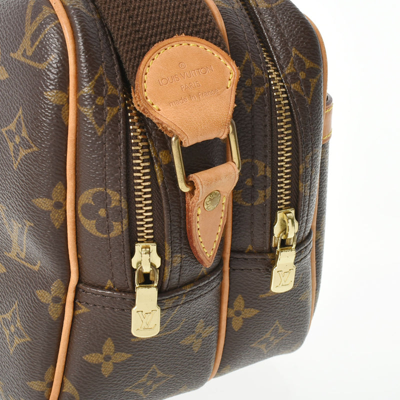 LOUIS VUITTON ルイヴィトン モノグラム リポーター PM ブラウン M45254 ユニセックス モノグラムキャンバス ショルダーバッグ Bランク 中古 銀蔵