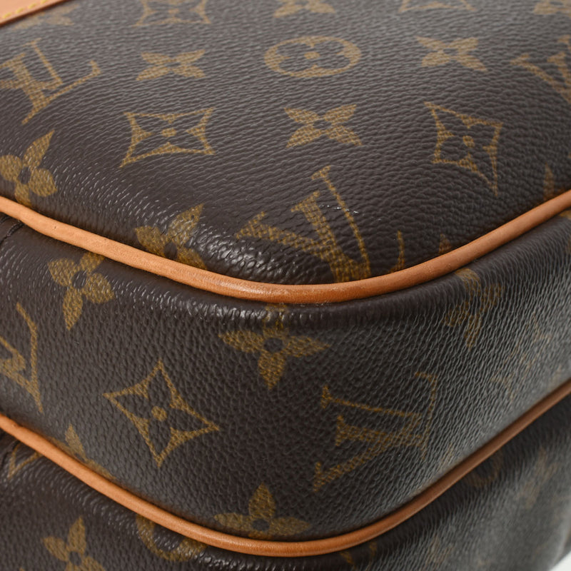 LOUIS VUITTON ルイヴィトン モノグラム リポーター PM ブラウン M45254 ユニセックス モノグラムキャンバス ショルダーバッグ Bランク 中古 銀蔵