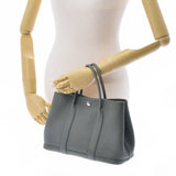 HERMES エルメス ガーデンパーティ TPM ヴェールアマンド シルバー金具 D刻印(2019年頃) レディース ネゴンダ ハンドバッグ Aランク 中古 銀蔵