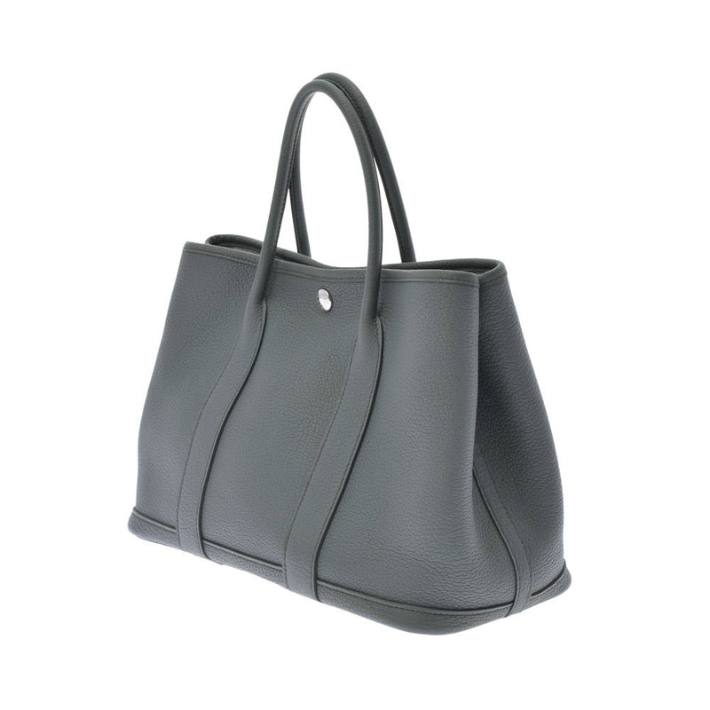 HERMES エルメス ガーデンパーティ TPM ヴェールアマンド シルバー金具 D刻印(2019年頃) レディース ネゴンダ ハンドバッグ Aランク 中古 銀蔵