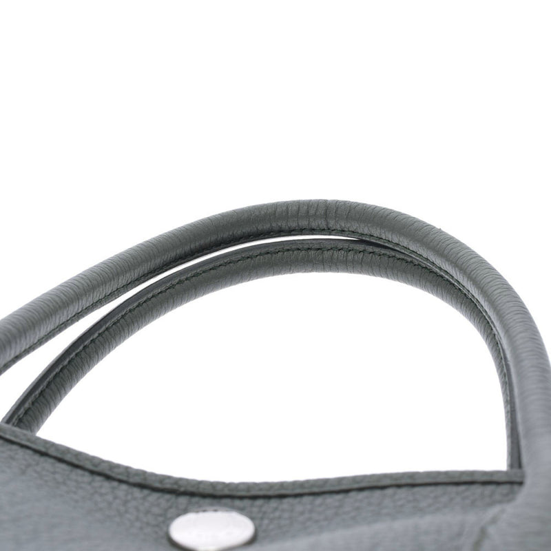 HERMES エルメス ガーデンパーティ TPM ヴェールアマンド シルバー金具 D刻印(2019年頃) レディース ネゴンダ ハンドバッグ Aランク 中古 銀蔵