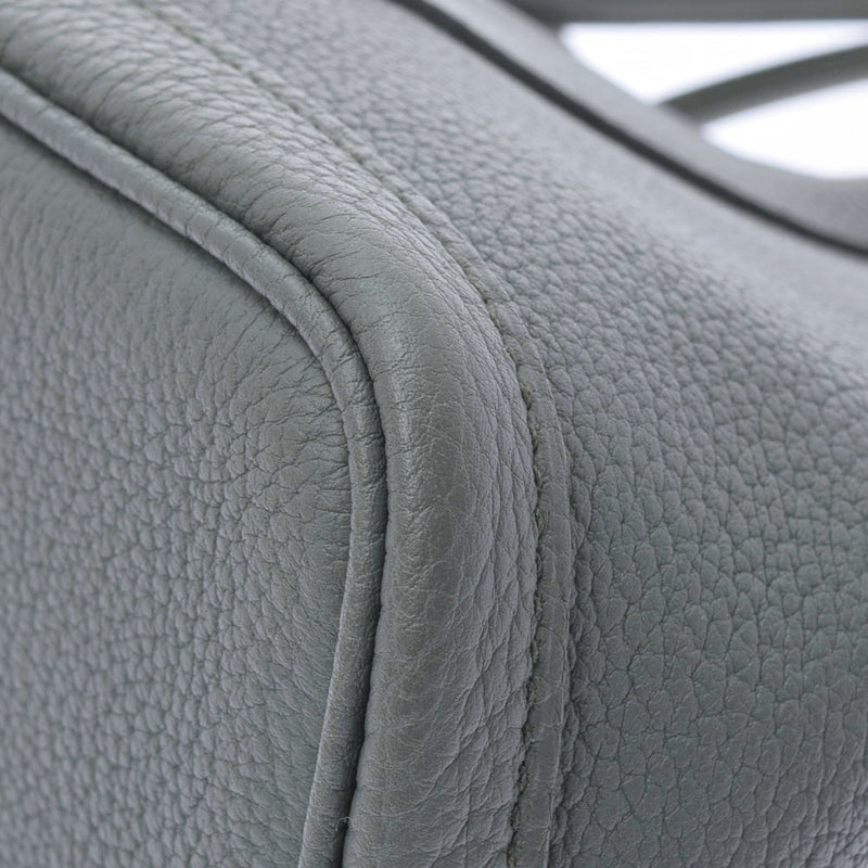 HERMES エルメス ガーデンパーティ TPM ヴェールアマンド シルバー金具 D刻印(2019年頃) レディース ネゴンダ ハンドバッグ Aランク 中古 銀蔵